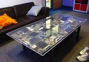 circuit board coffee table