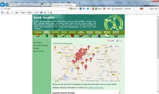 recycling bank locator